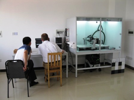 德国RINTECH公司应用科学家来到中国林业科学院培训Lignostation年轮密度工作站 德国RINTECH公司应用科学家来到中国林业科学院培训Lignostation年轮密度工作站